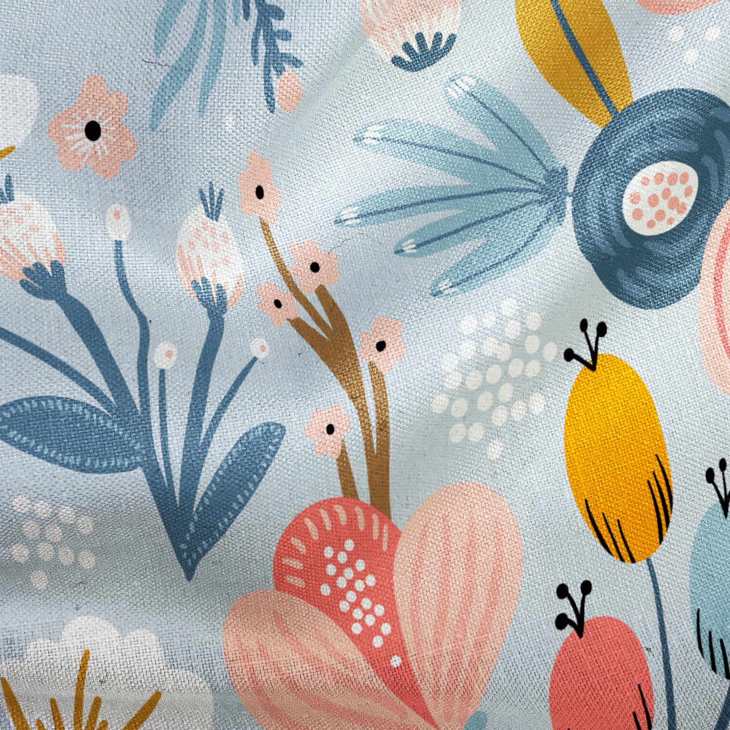 Custom Printed Fabric - Sunset Flora Dance