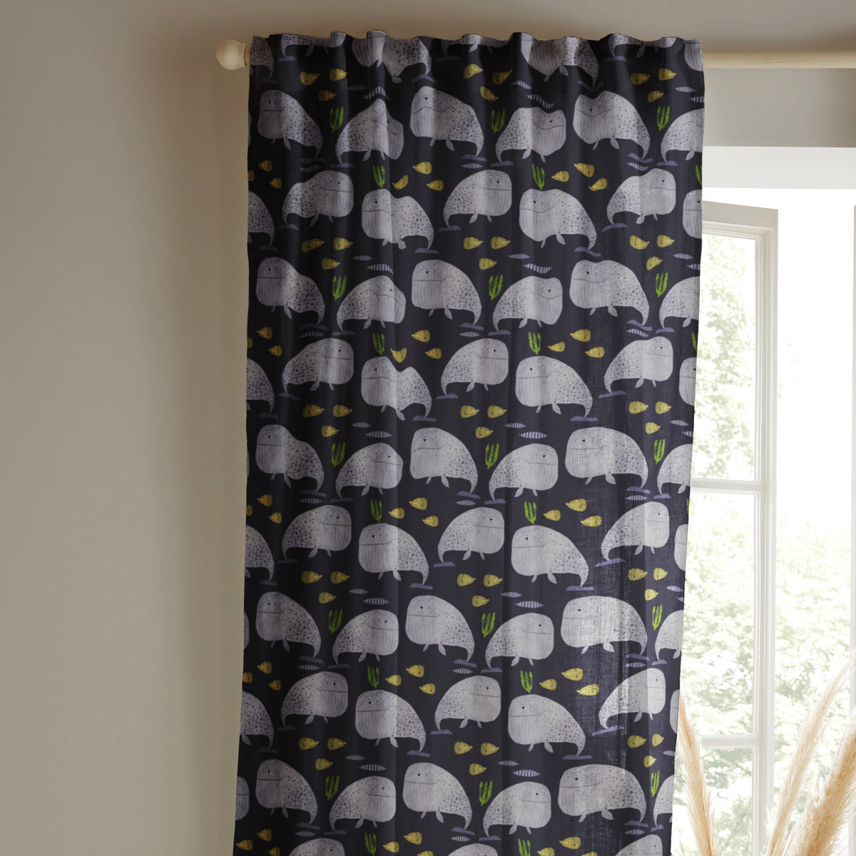 Designer Fabric - Blue Whales