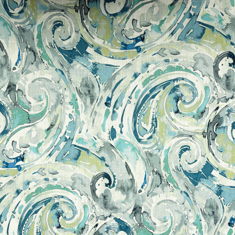 Mill Creek Vanden-Riverpark - Printed Cotton Drapery Fabric by the Yard/Meter.