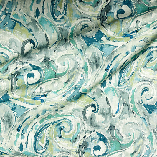 Mill Creek Vanden-Riverpark - Printed Cotton Drapery Fabric