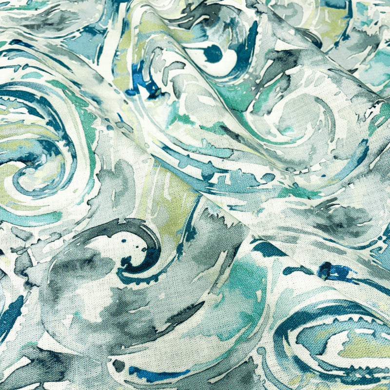 Mill Creek Vanden-Riverpark - Printed Cotton Drapery Fabric