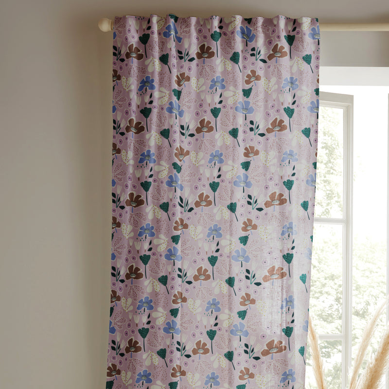 Designer Fabric - 'Lilac Meadow Bloom'