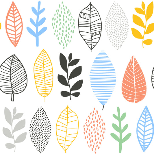 Designer Fabric - Nordic Leaf