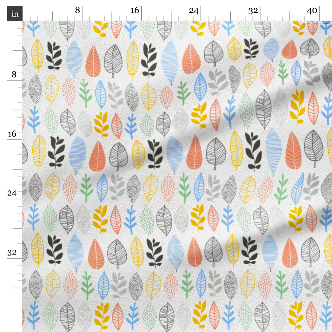 Designer Fabric - Nordic Leaf