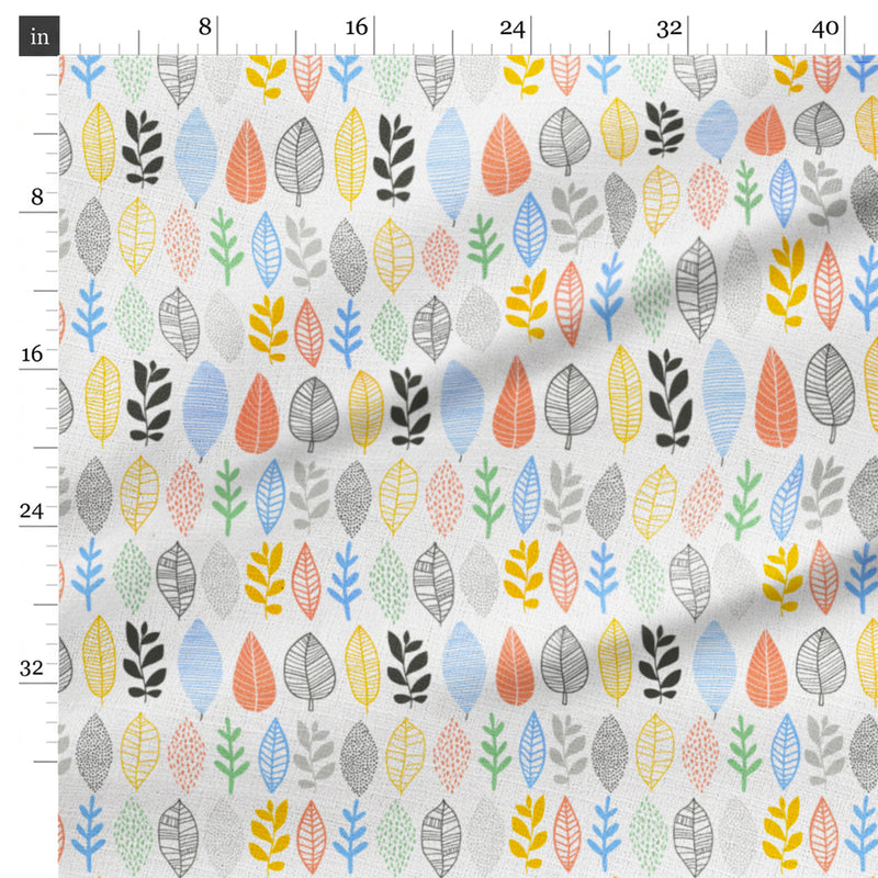 Designer Fabric - Nordic Leaf