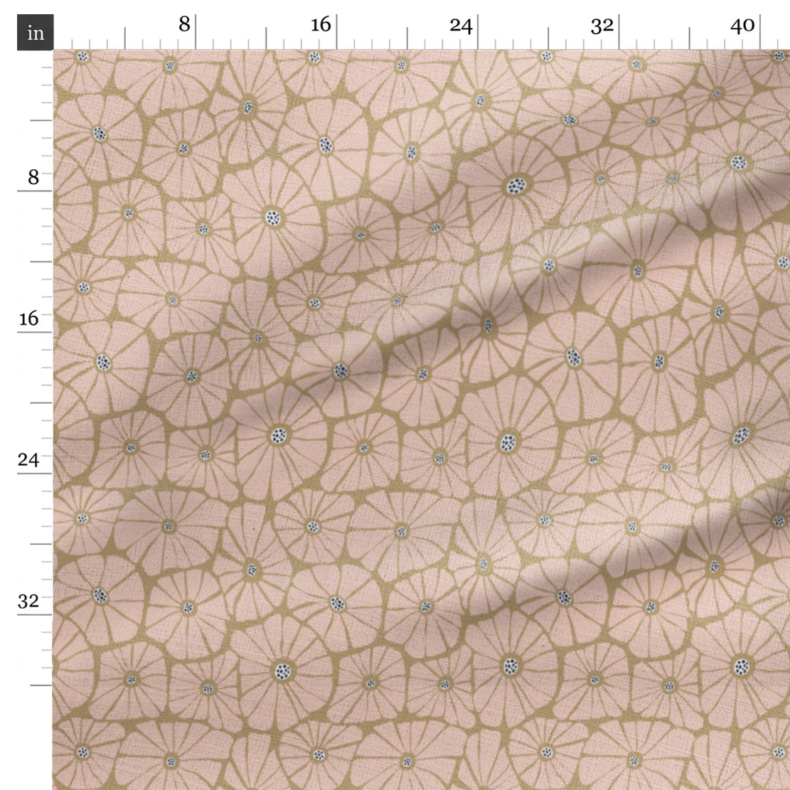 Designer Fabric - 'Simple Petals'