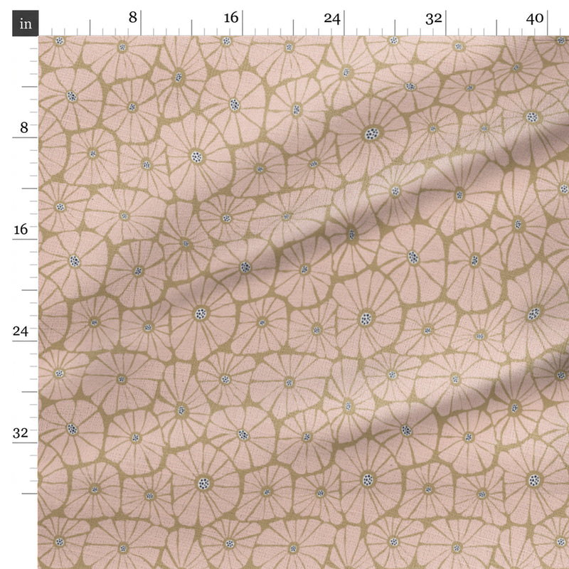 Designer Fabric - 'Simple Petals'