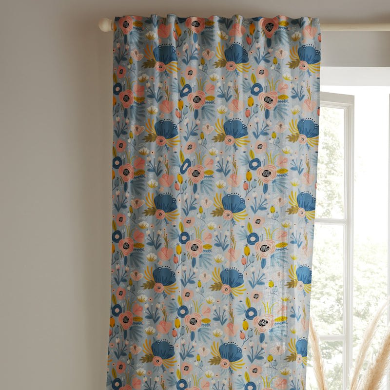Designer Fabric - 'Sunset Flora Dance'