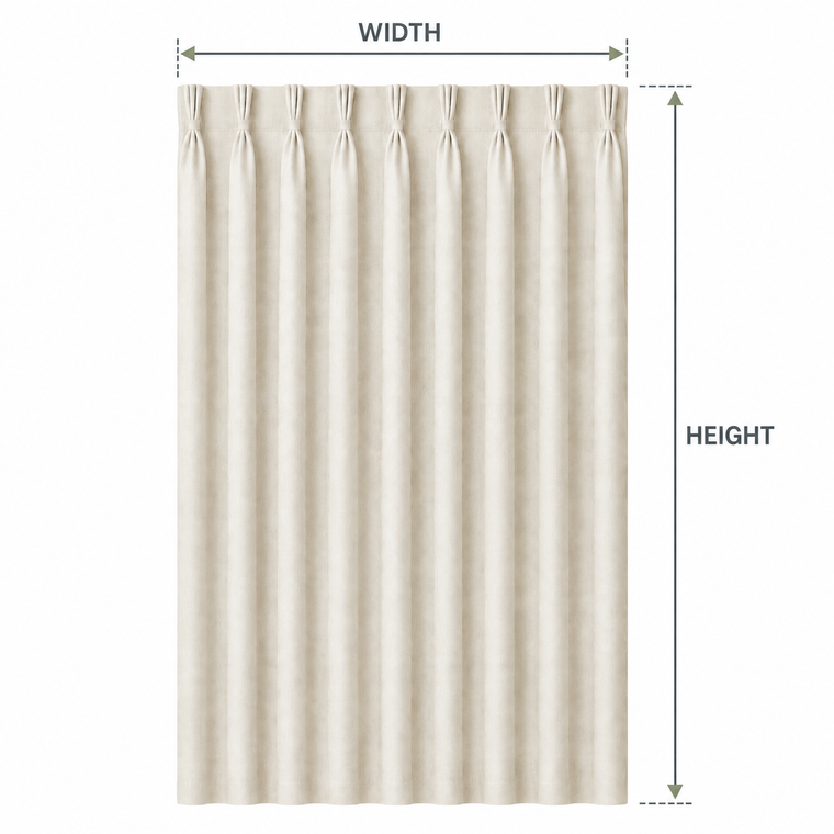 Curtain size guide