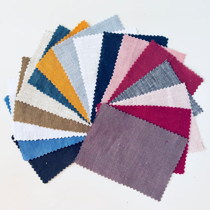 European Linen Fabric & Color Samples