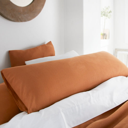 Extra Long Linen Body Pillow Cover – Handmade European Linen Pillowcase