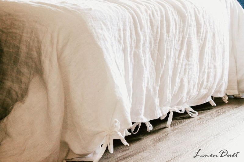Linen Duvet Cover Queen, Green Duvet Cover, Linen Bedding Duvet Cover with Ties, Natural Linen Duvet Cover King Eco Friendly Toddler Bedding