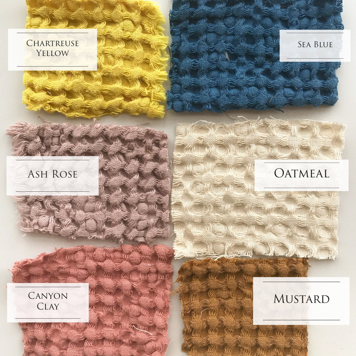 European Linen Fabric & Color Options