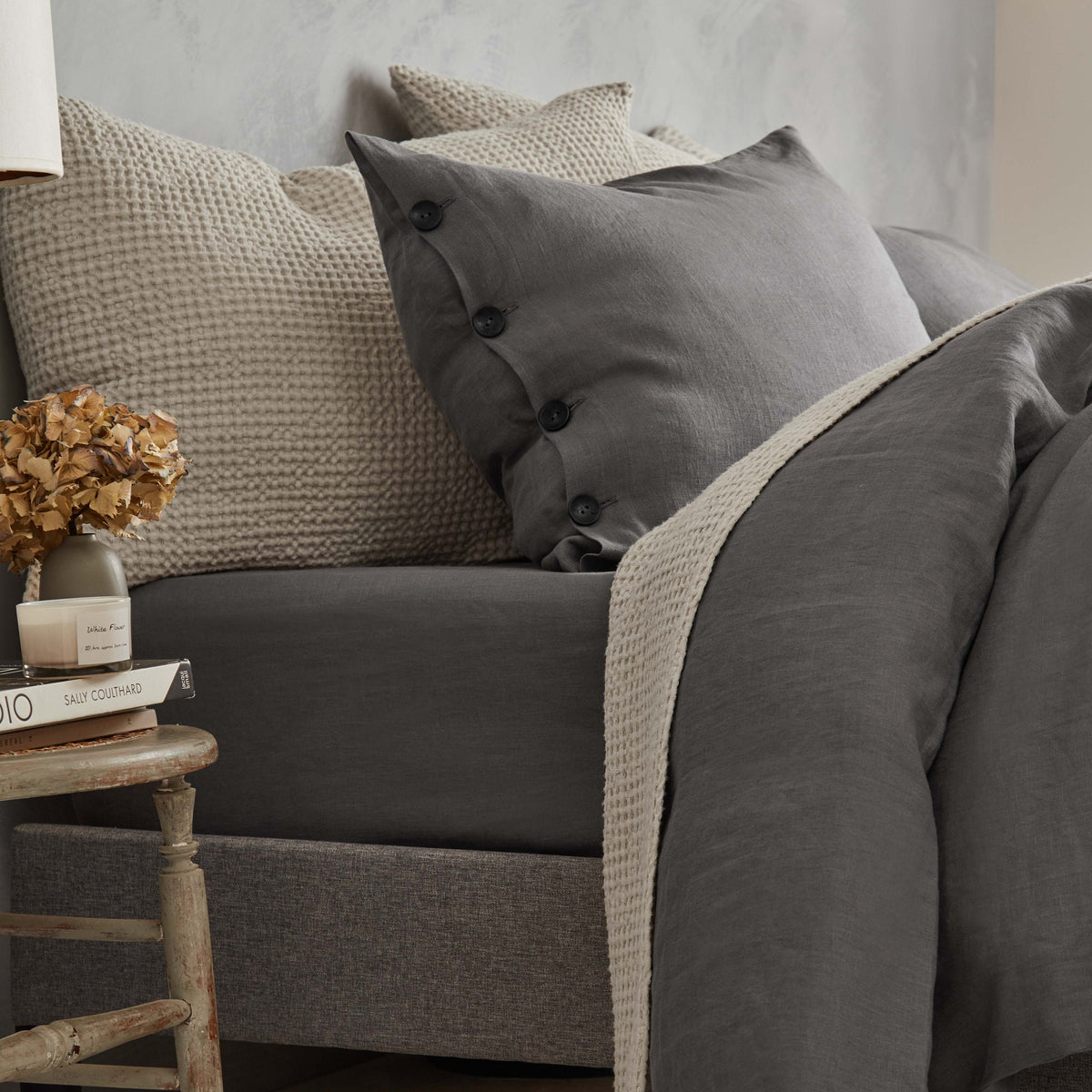 Linen Duvet Cover Queen, Green Duvet Cover, Linen Bedding Duvet Cover with Ties, Natural Linen Duvet Cover King Eco Friendly Toddler Bedding