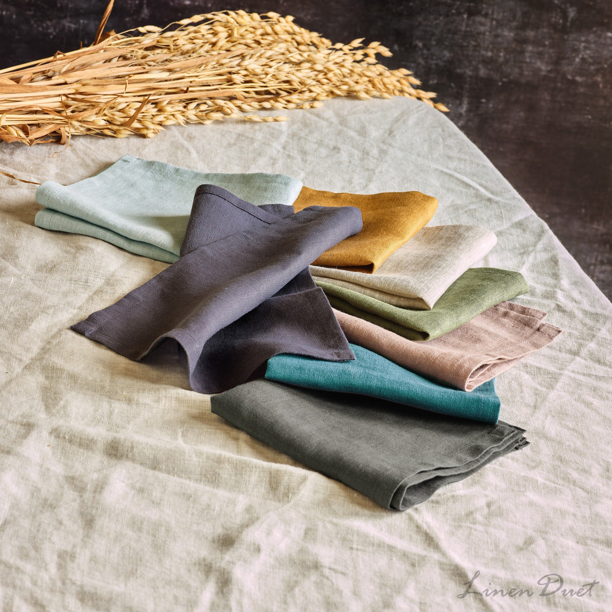 Custom Fabric Napkin Sewing Service – Handmade Napkins by Linden Studio