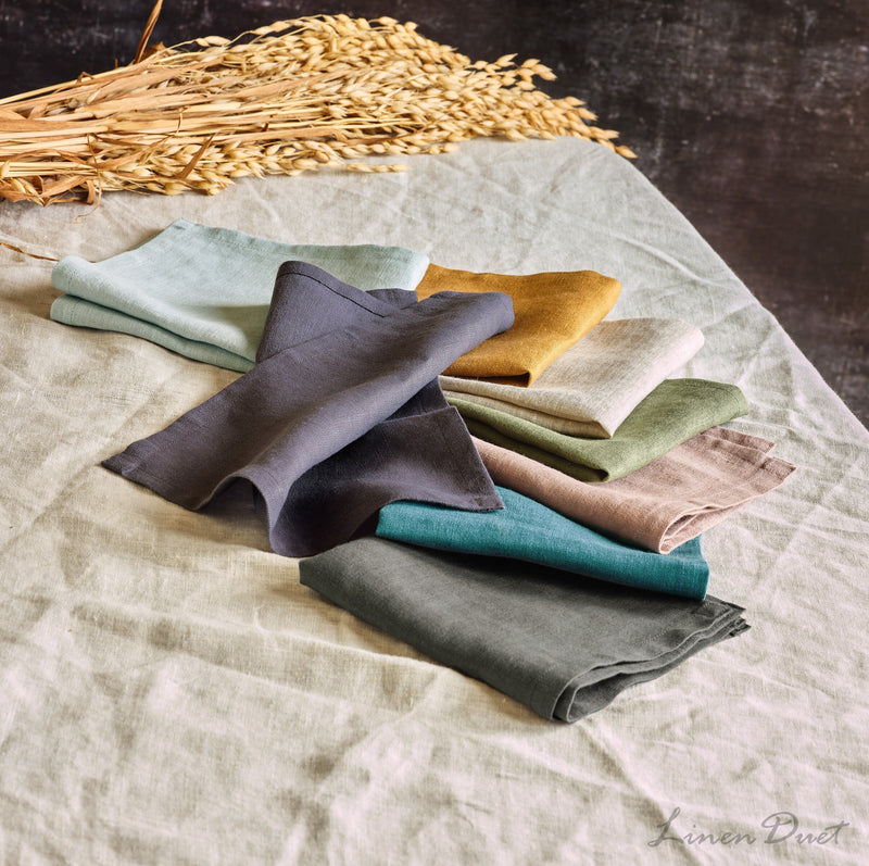 Custom Fabric Napkin Sewing Service – Handmade Napkins by Linden Studio