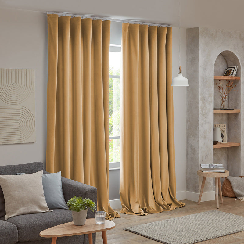 Velvet Ripple Fold Curtain Panel