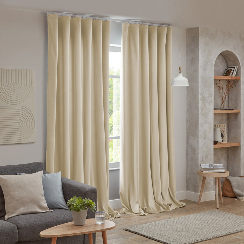 Velvet Ripple Fold Curtain Panel