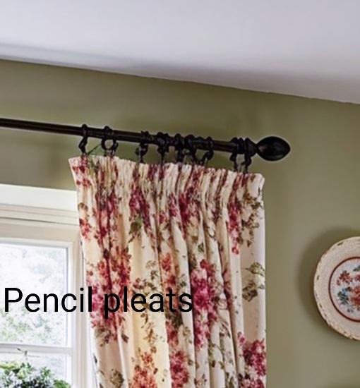 Custom Pleated Curtains Made from Your Own Fabric