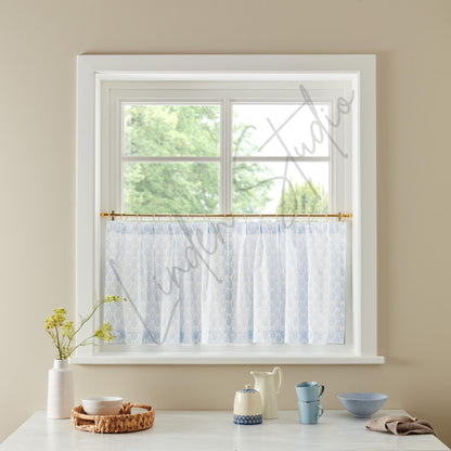 Custom Cafe Curtains from Your Fabric