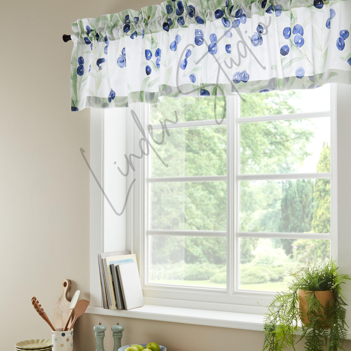 Custom Curtain Valance Sewing Service – Made from Your Fabric