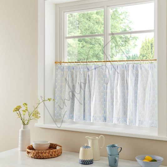 Custom Cafe Curtains from Your Fabric