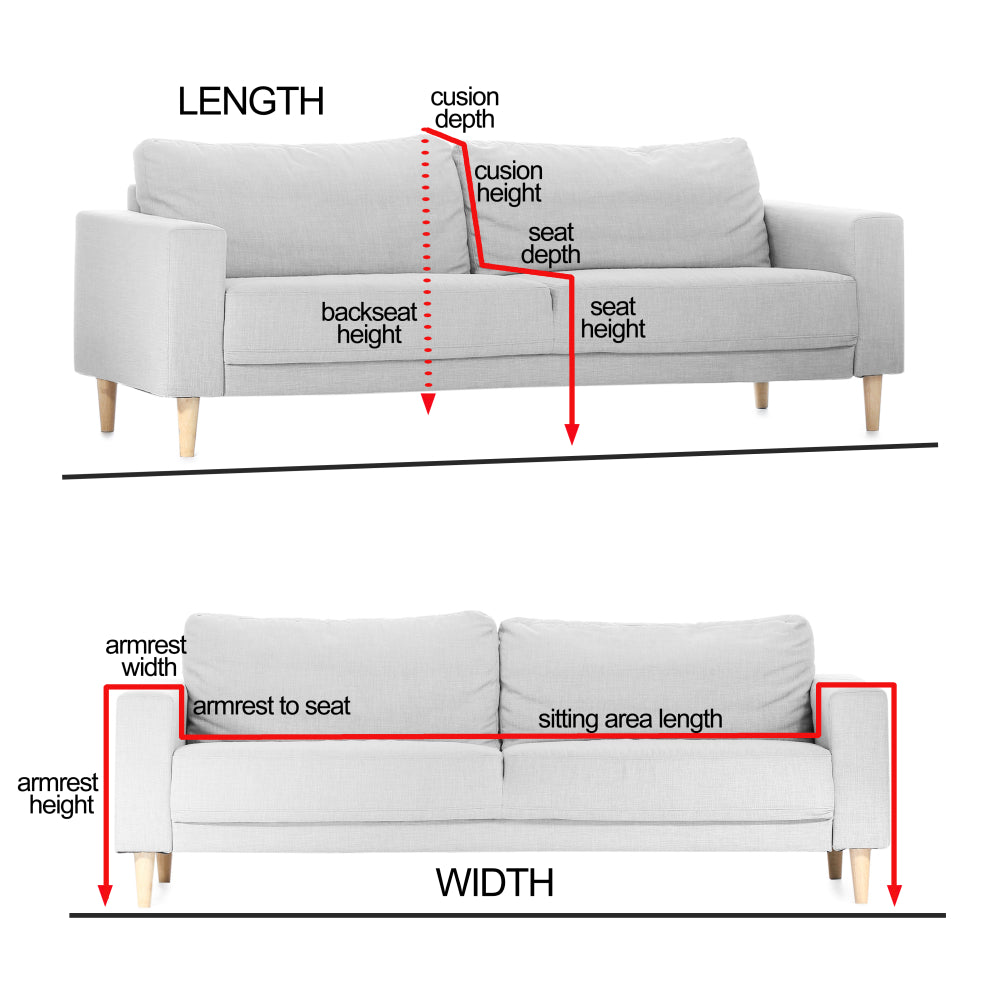 Linen Sofa Slipcover, Sofa Cover Furniture Protector, Sectional Cover Farmhouse Decor