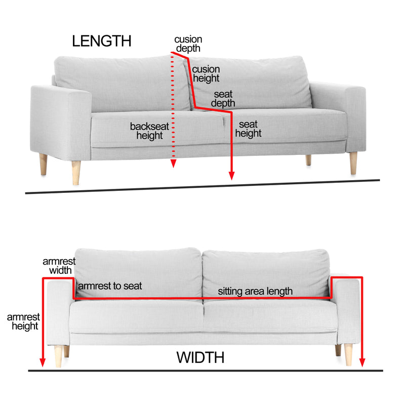 Linen Sofa Slipcover, Sofa Cover Furniture Protector, Sectional Cover Farmhouse Decor